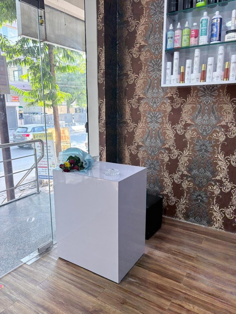 At the salon