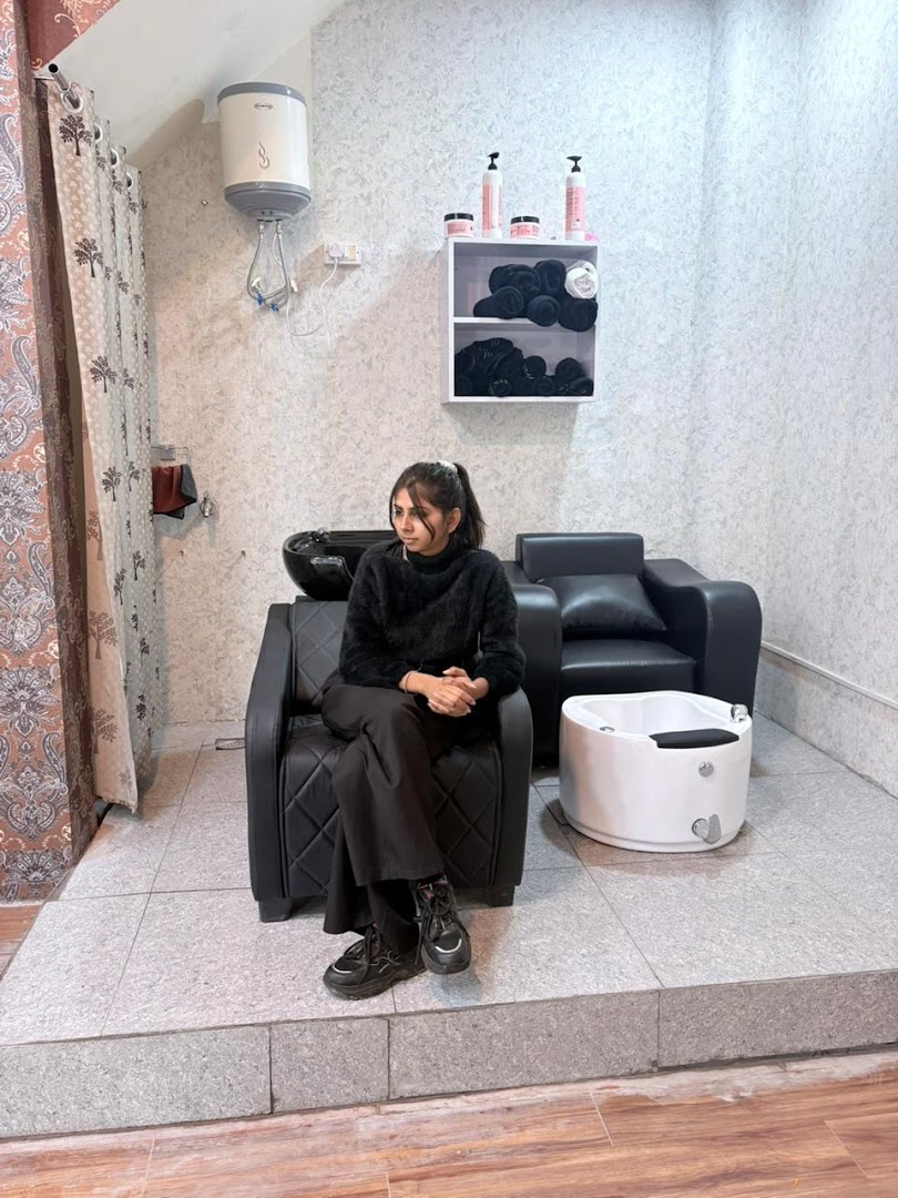 At the salon